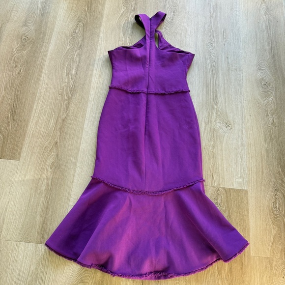 Cinq a Sept Dante Purple Halter Midi Dress - Picture 6 of 11